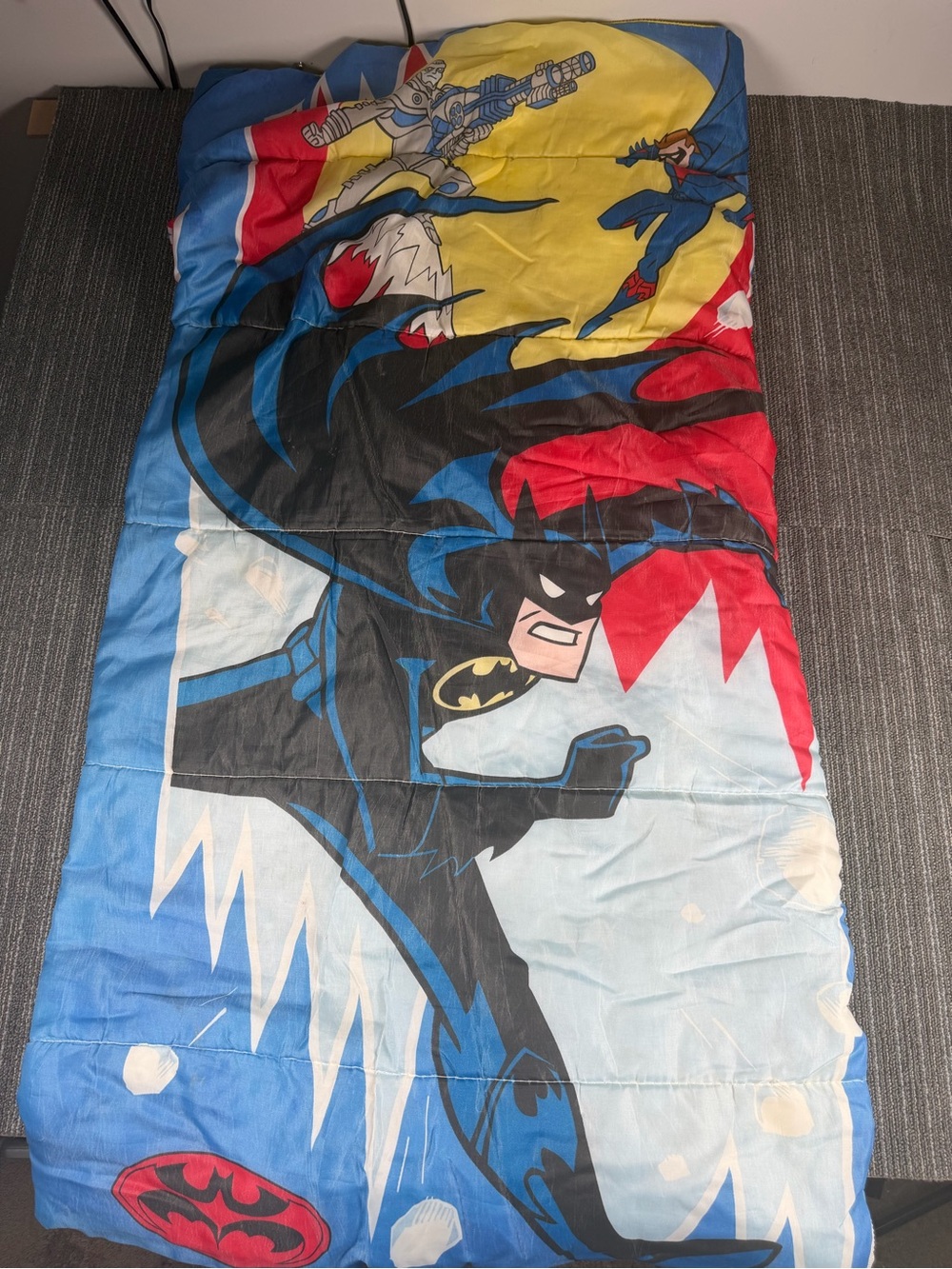 Vintage Batman Robin Mr. Freeze 1997 YOUTH DC Comics 30x57”